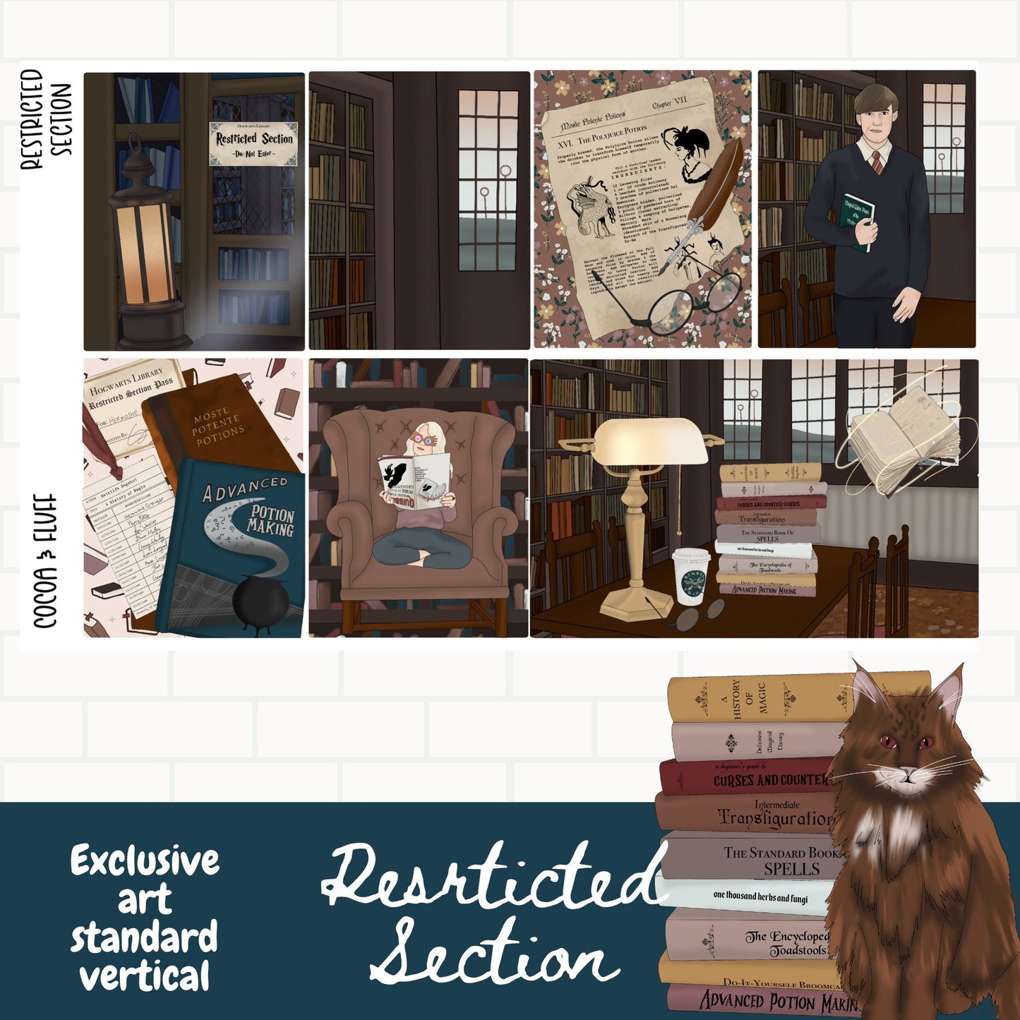 Restricted Section Weekly Sticker Kit