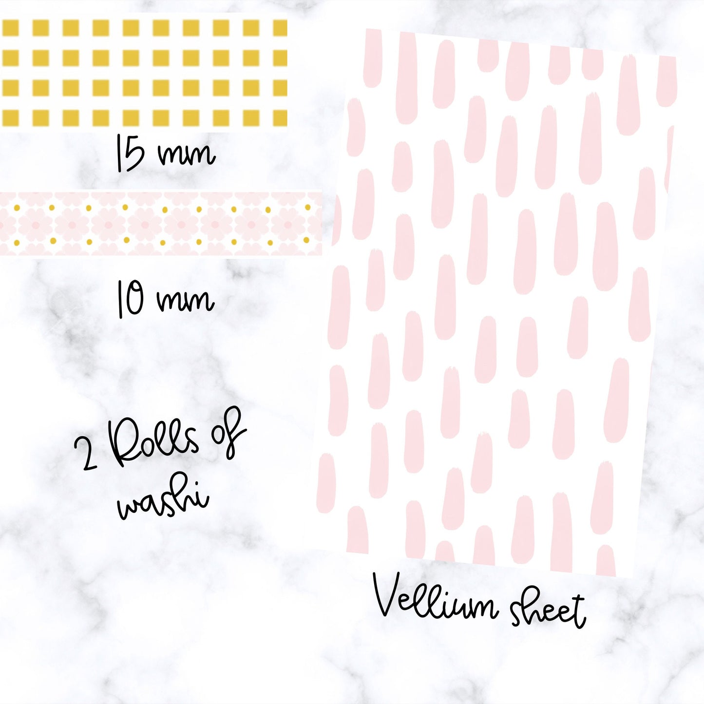 Spring Time Inspired Pattern Washi Tape