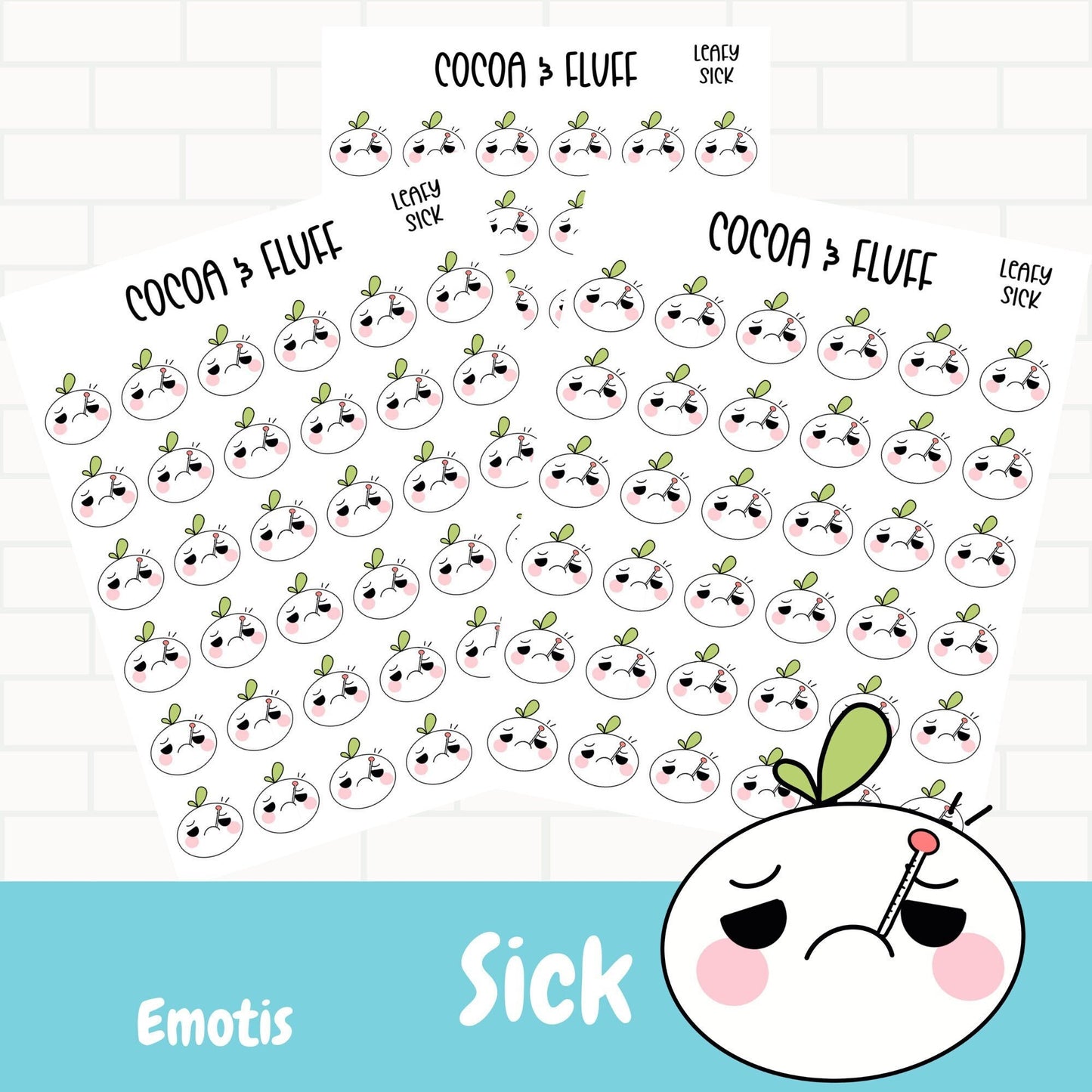Sick Leafy Planner Icons