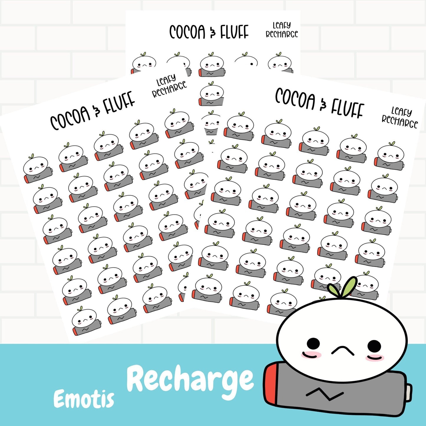 Recharge Leafy Planner Icons