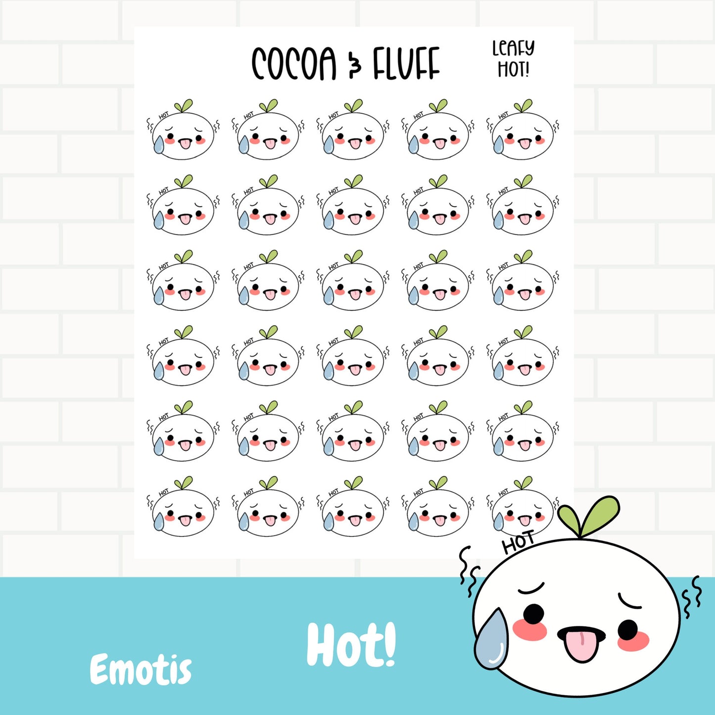 It's Hot Leafy Planner Icons