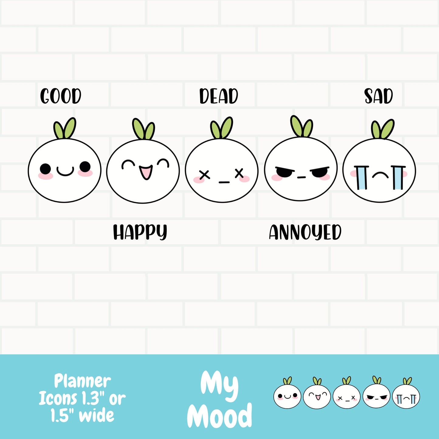 My Mood Planner Icons