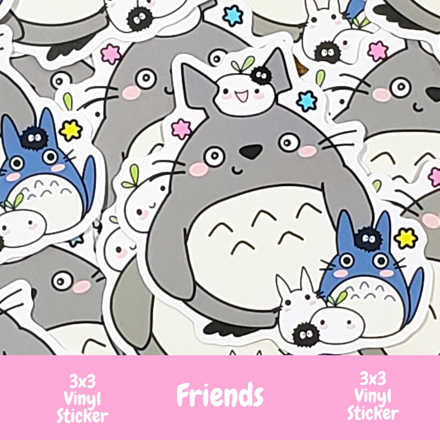 Friends Forever Vinyl Stickers
