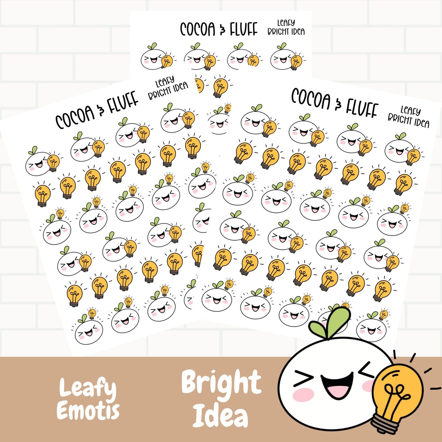 Bright Idea Leafy Planner Icons