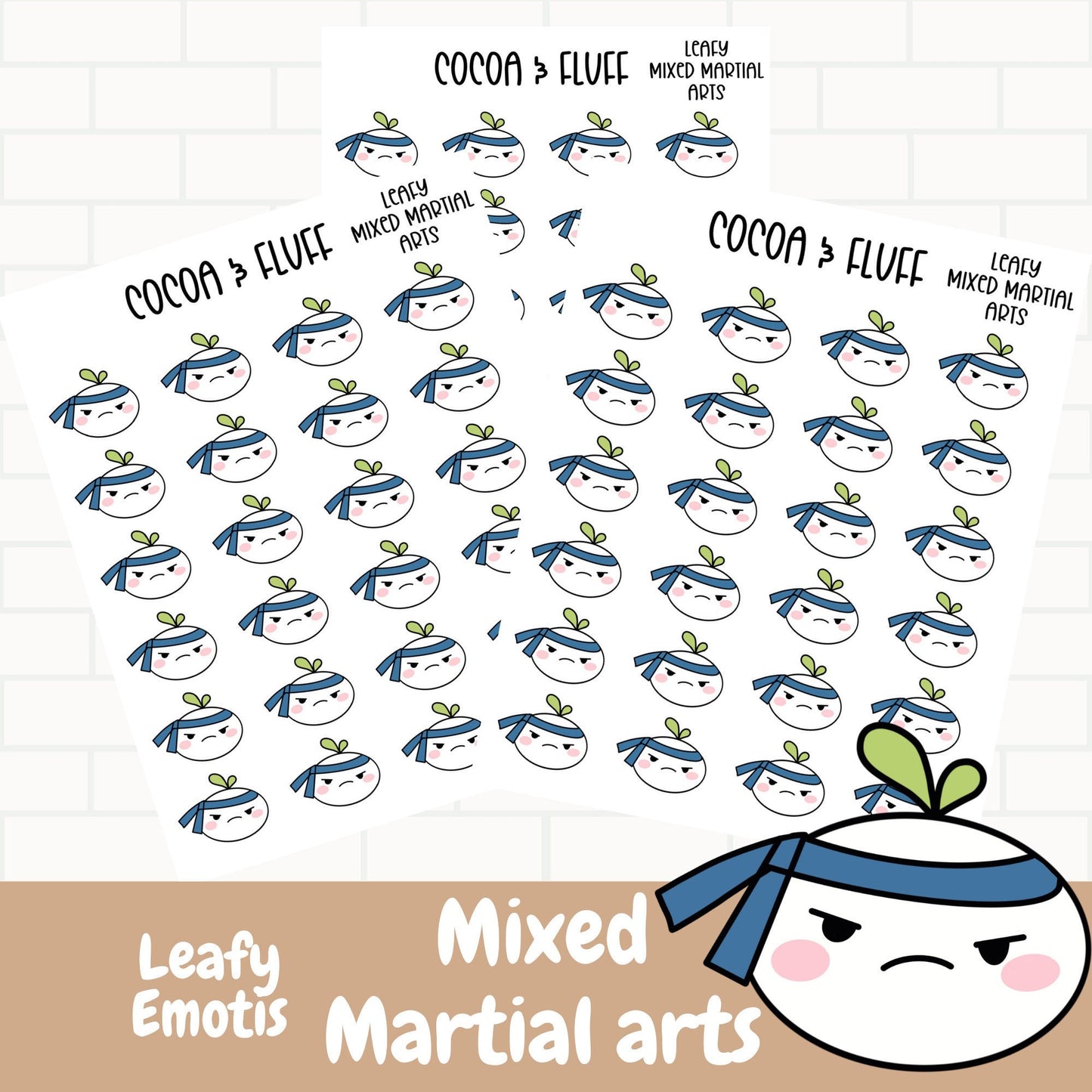 Mixed Marshal Arts Leafy Planner Icons