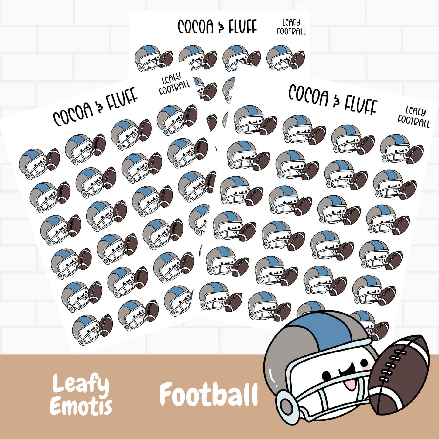 Football Leafy Planner Icons