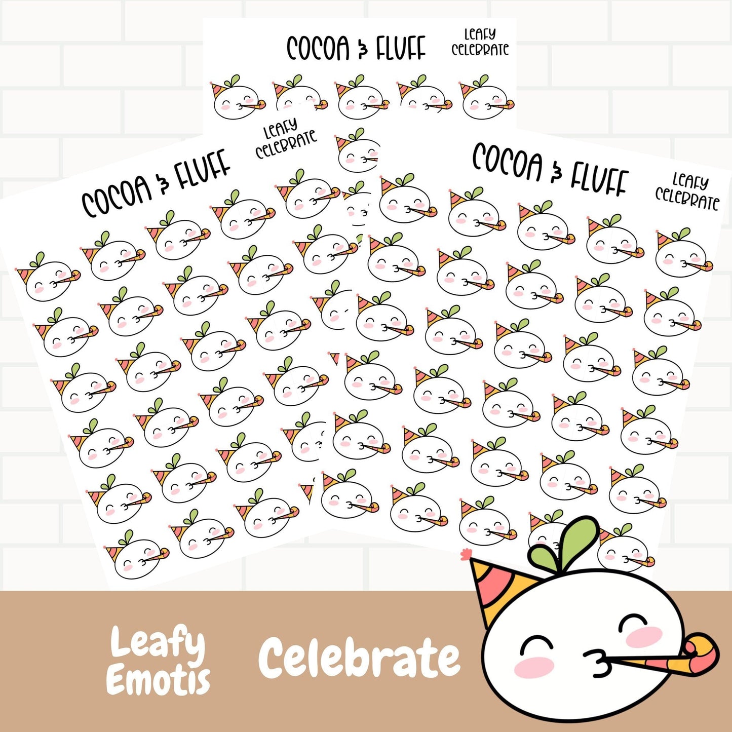 Celebrate Leafy Planner Icons
