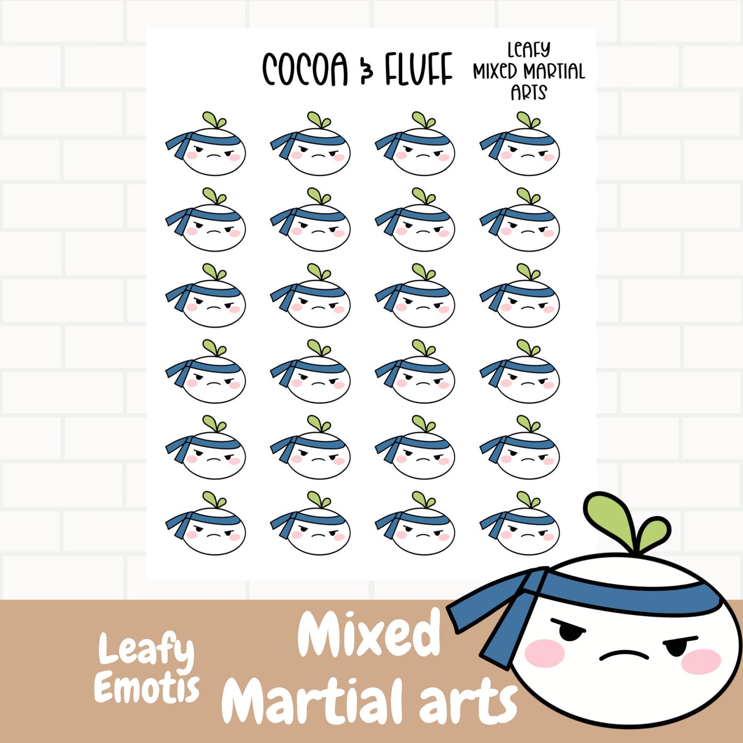 Mixed Marshal Arts Leafy Planner Icons