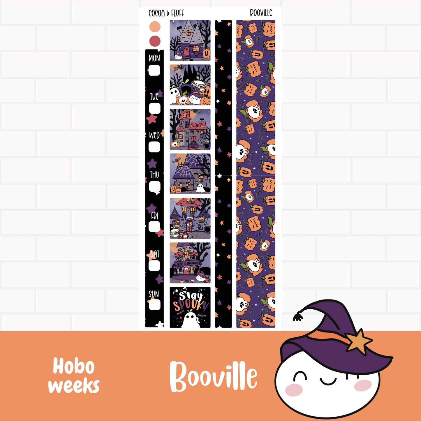 Booville Hobonichi Weeks Weekly Planner Stickers