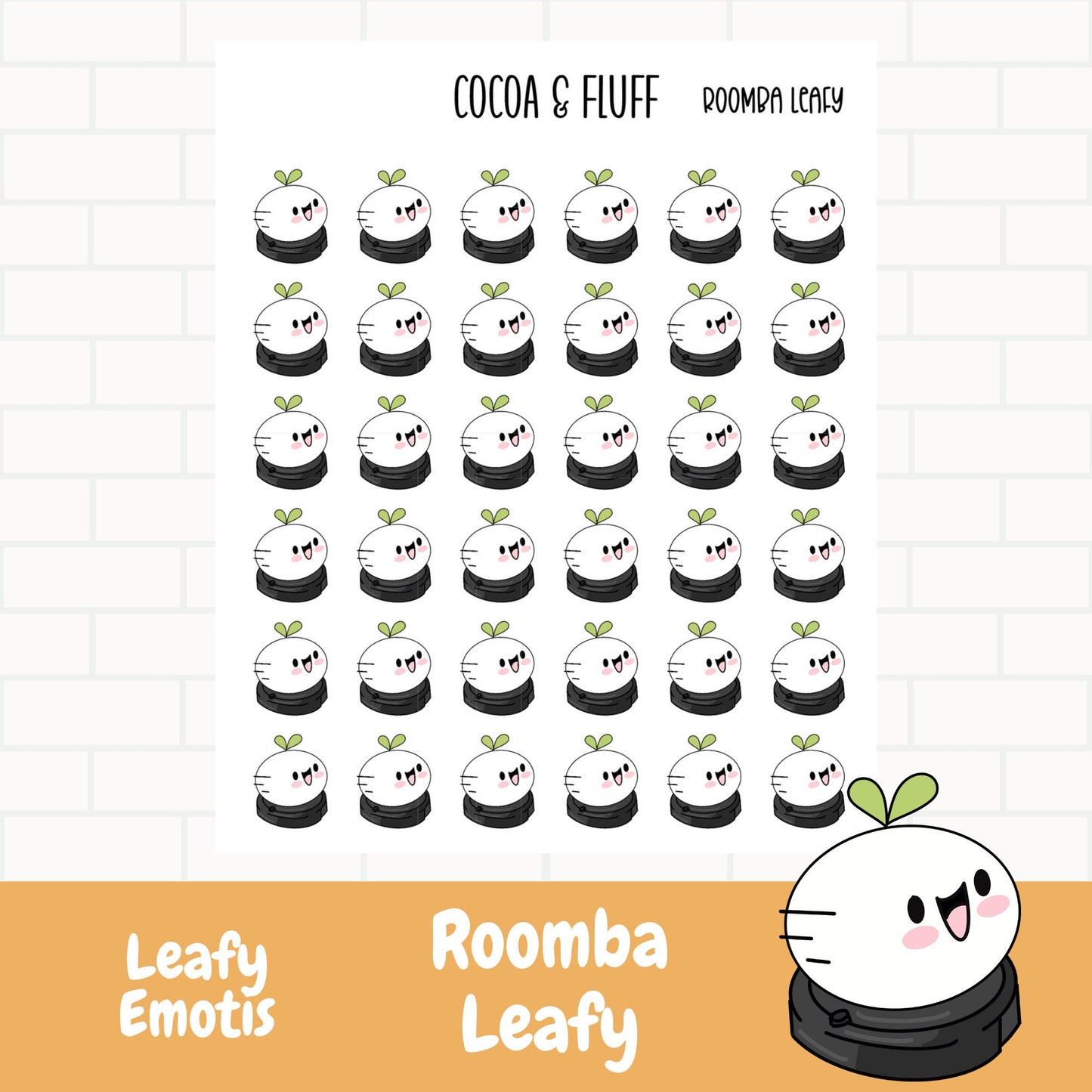 Roomba Leafy Planner Icons