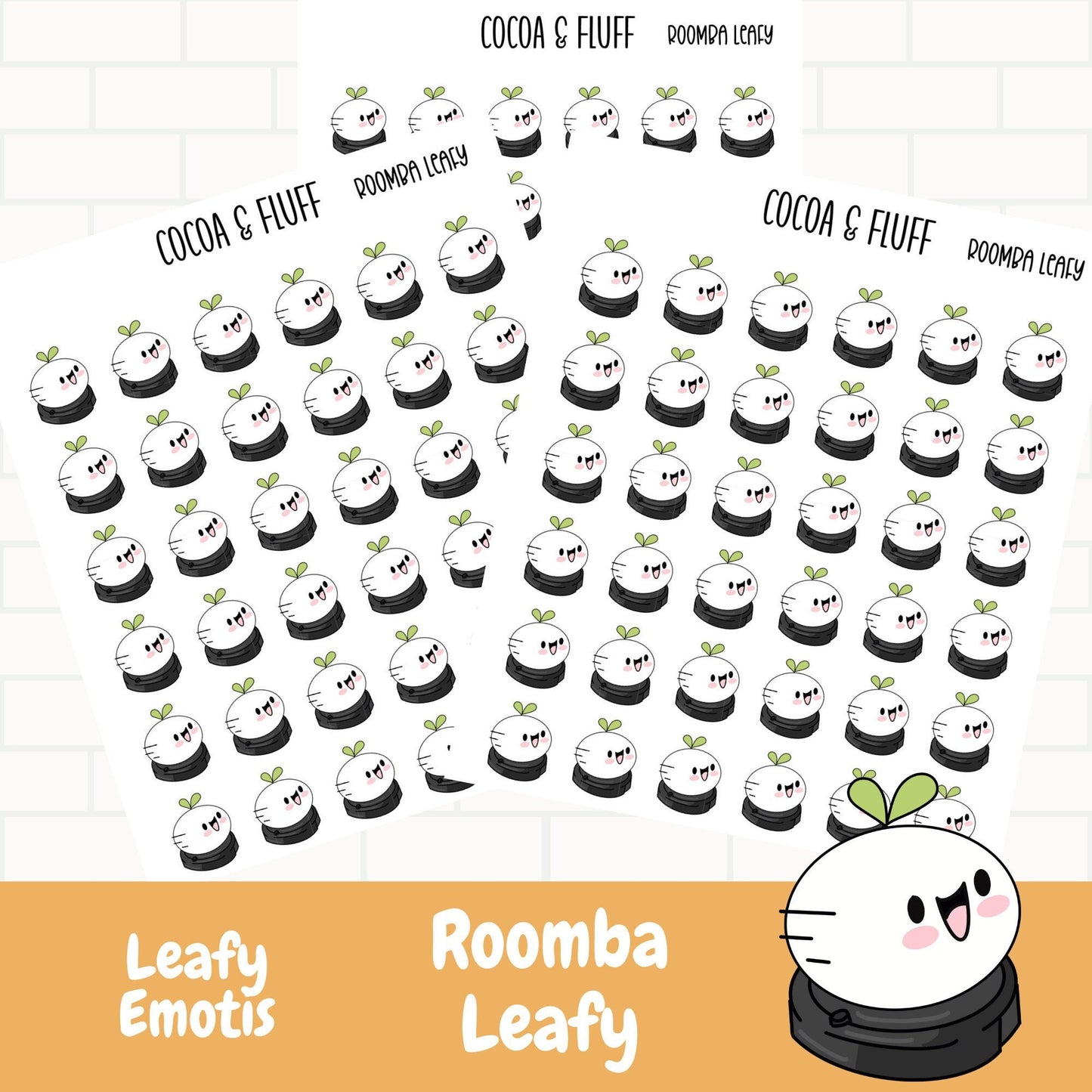 Roomba Leafy Planner Icons