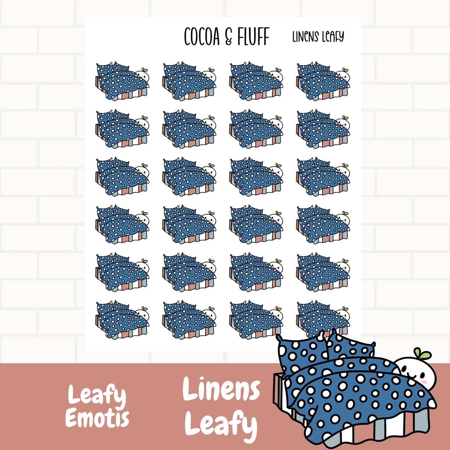 Linens Leafy Planner Icons