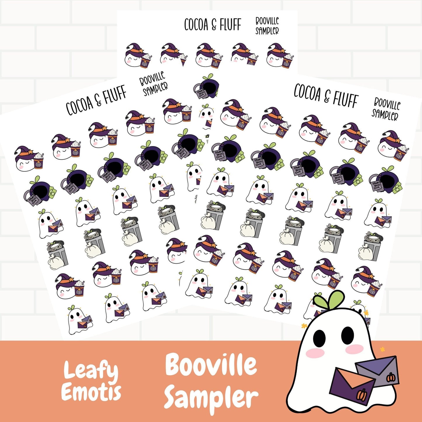 Booville Sampler Leafy Planner Icons