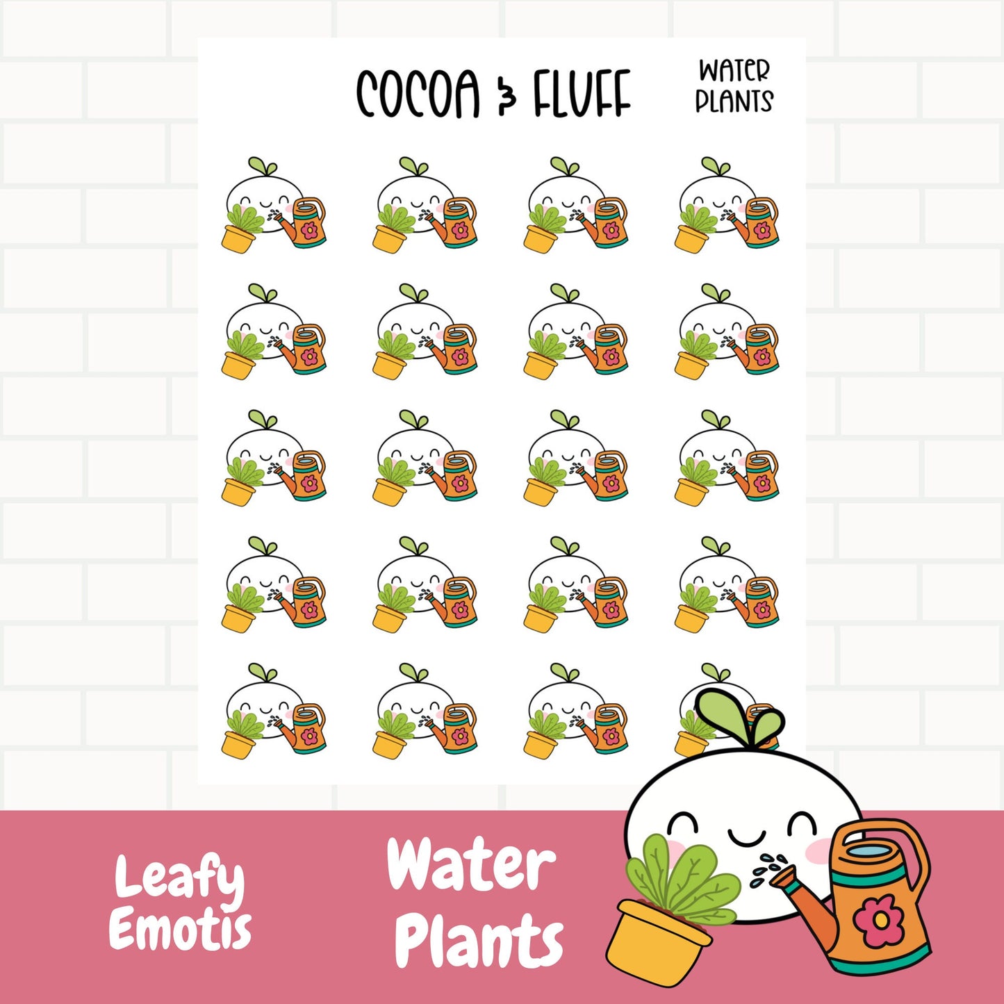 Water Plants Planner Icons