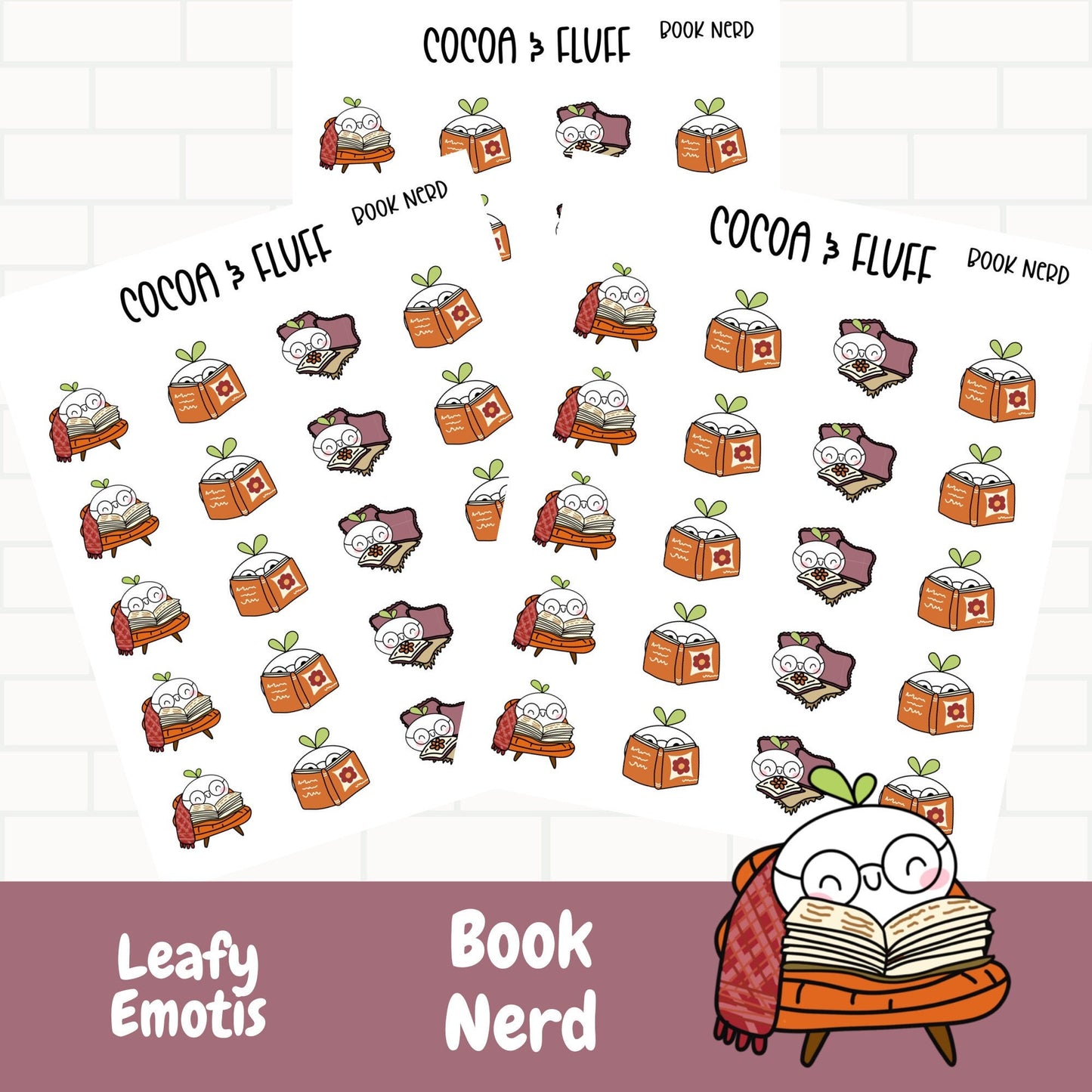 Book Nerd Planner Icons