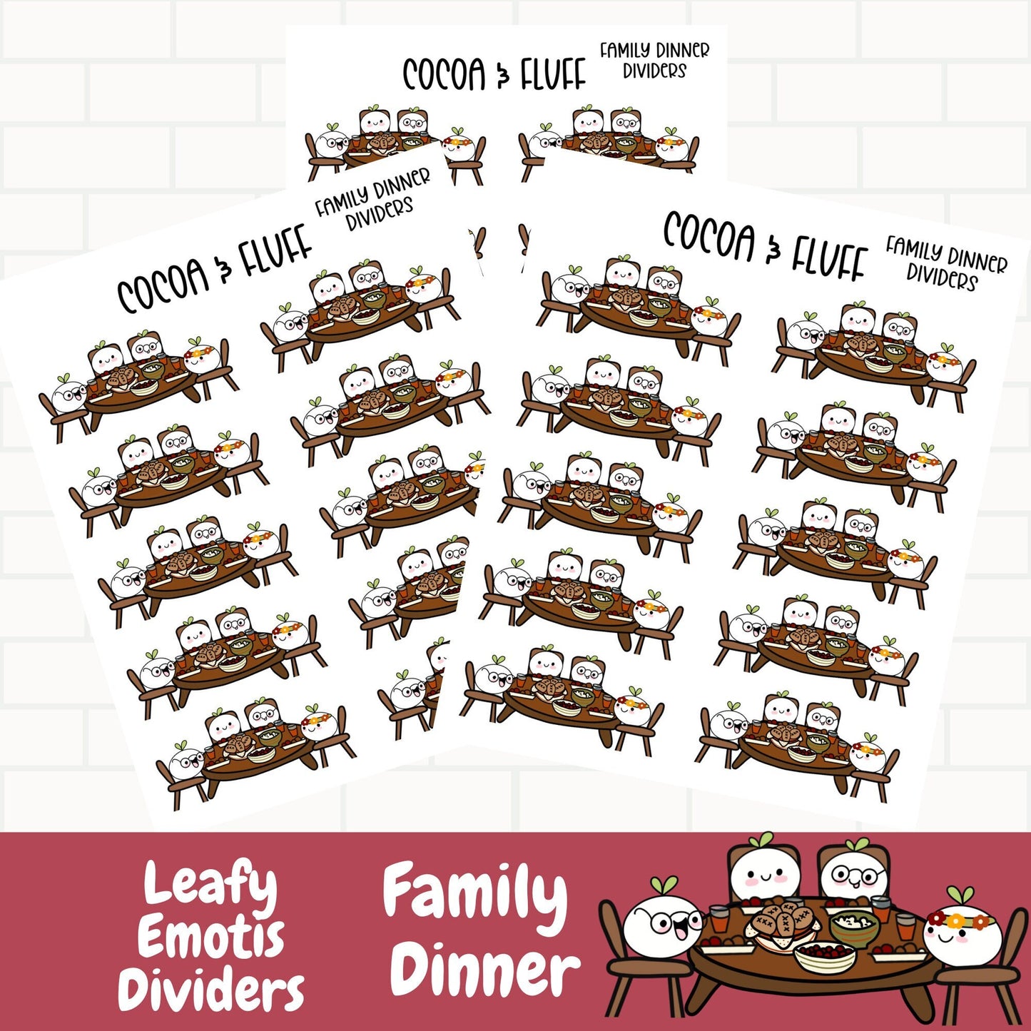 Family Dinner Planner Icons