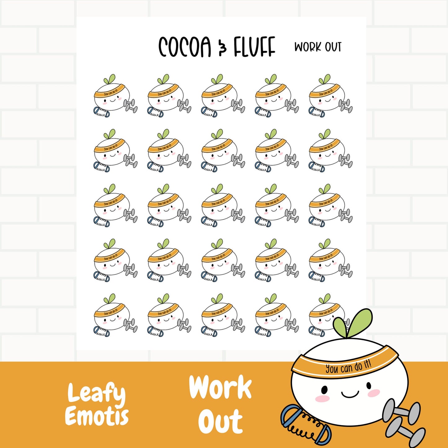 Work Out Planner Icons