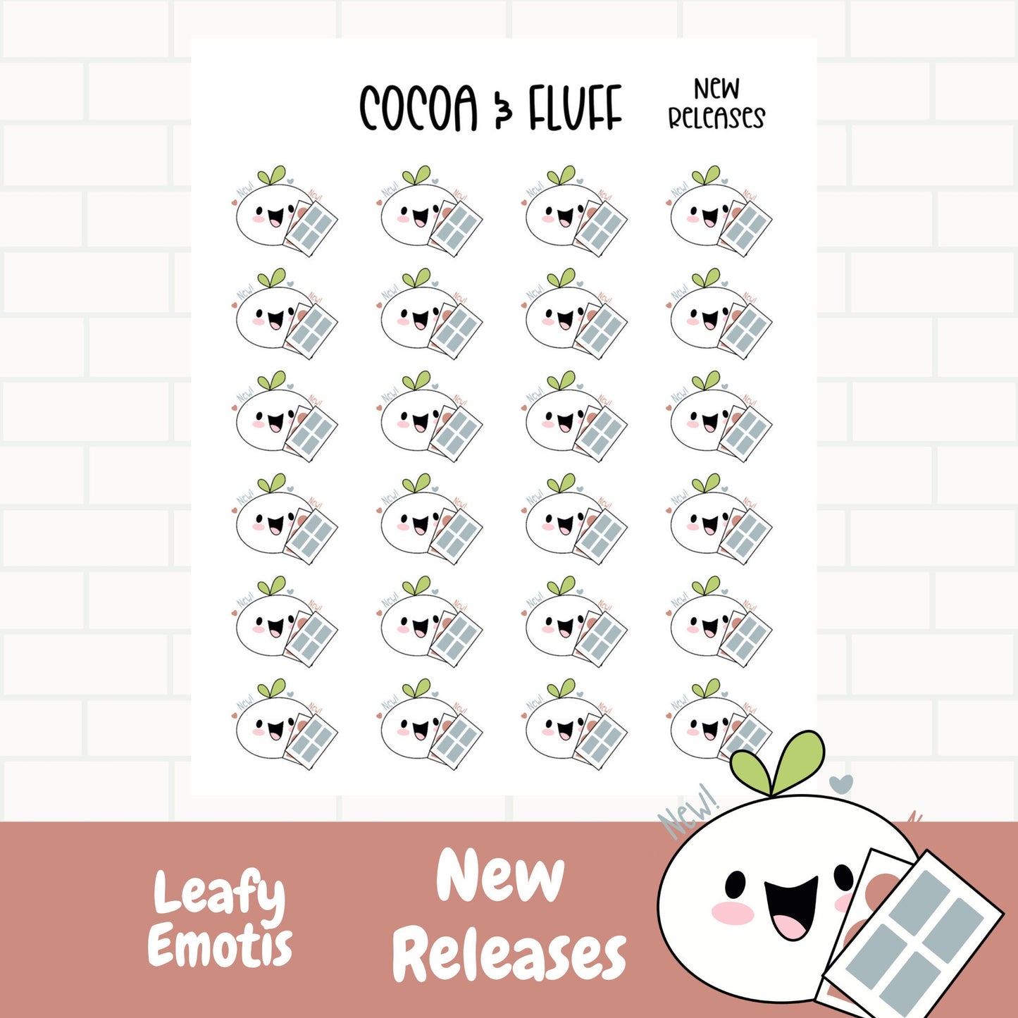 New Releases Planner Icons