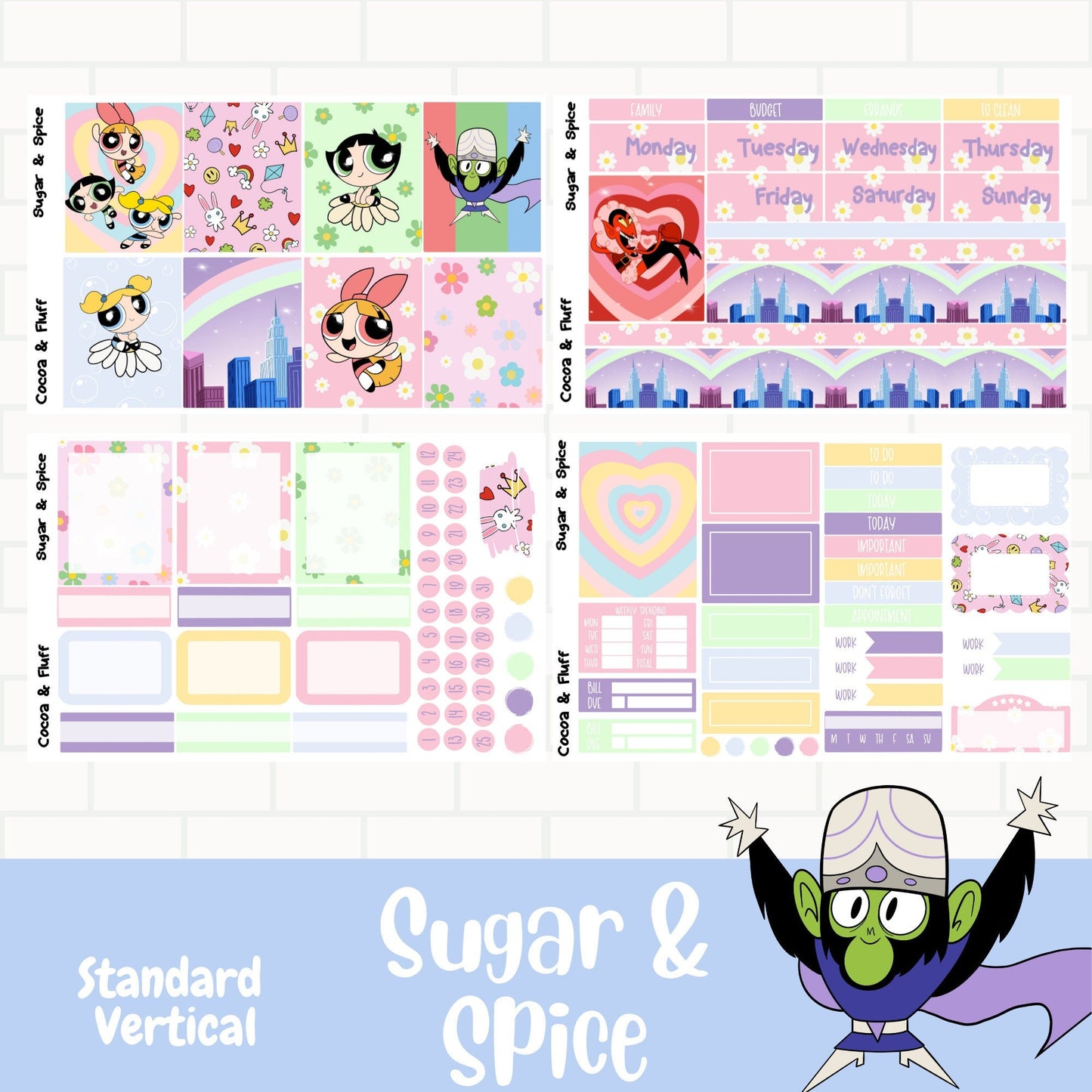 Sugar & Spice Standard Vertical Weekly