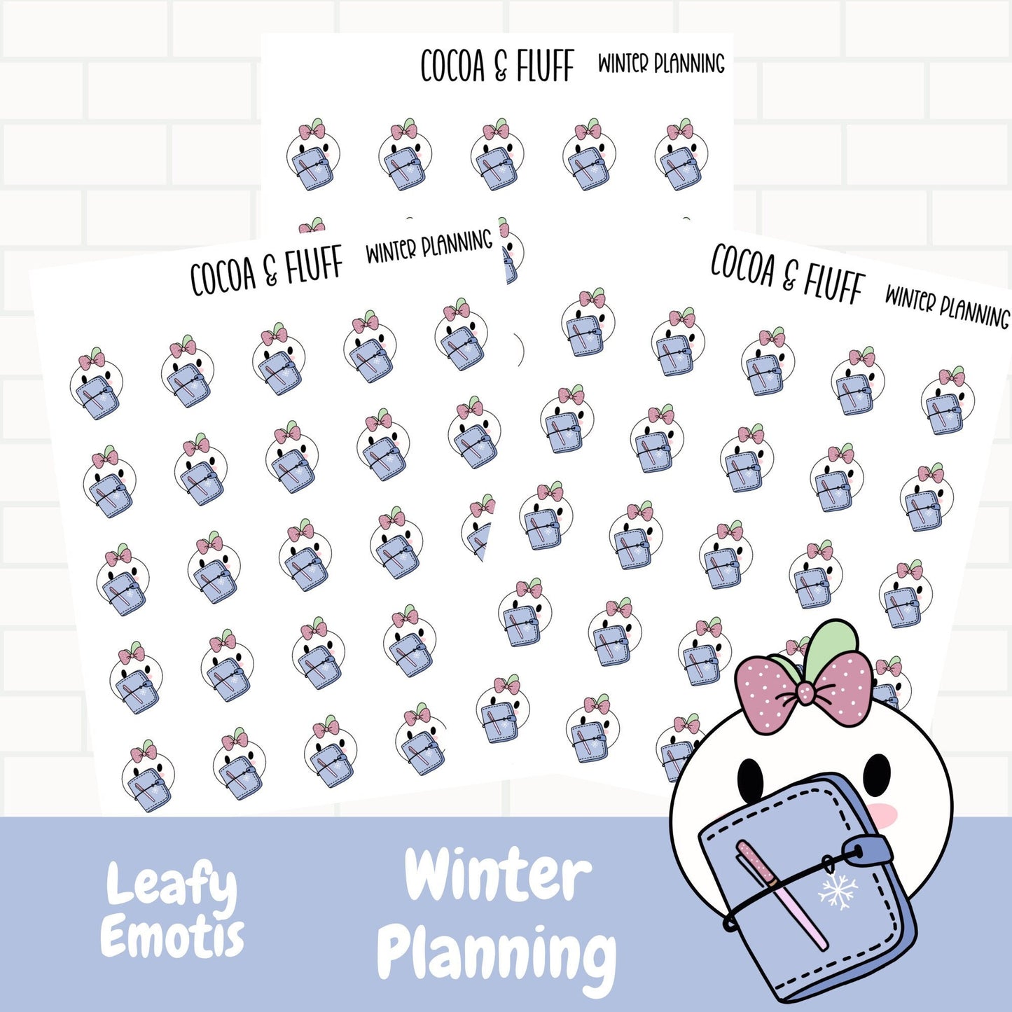 Winter Planner Leafy Planner Icons