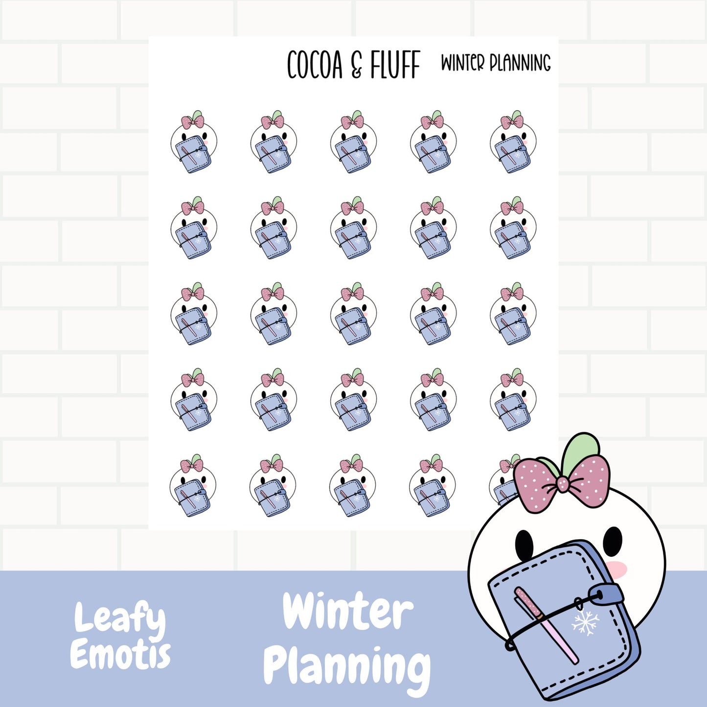 Winter Planner Leafy Planner Icons