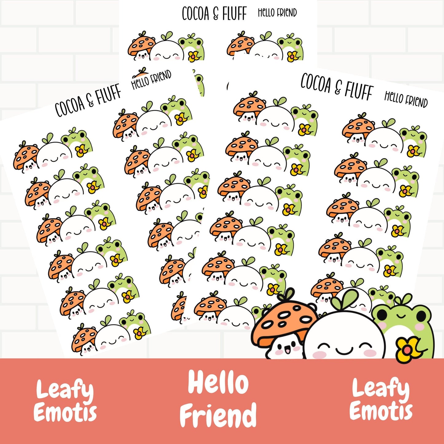 Hello Friend Box Edger Planner Icons