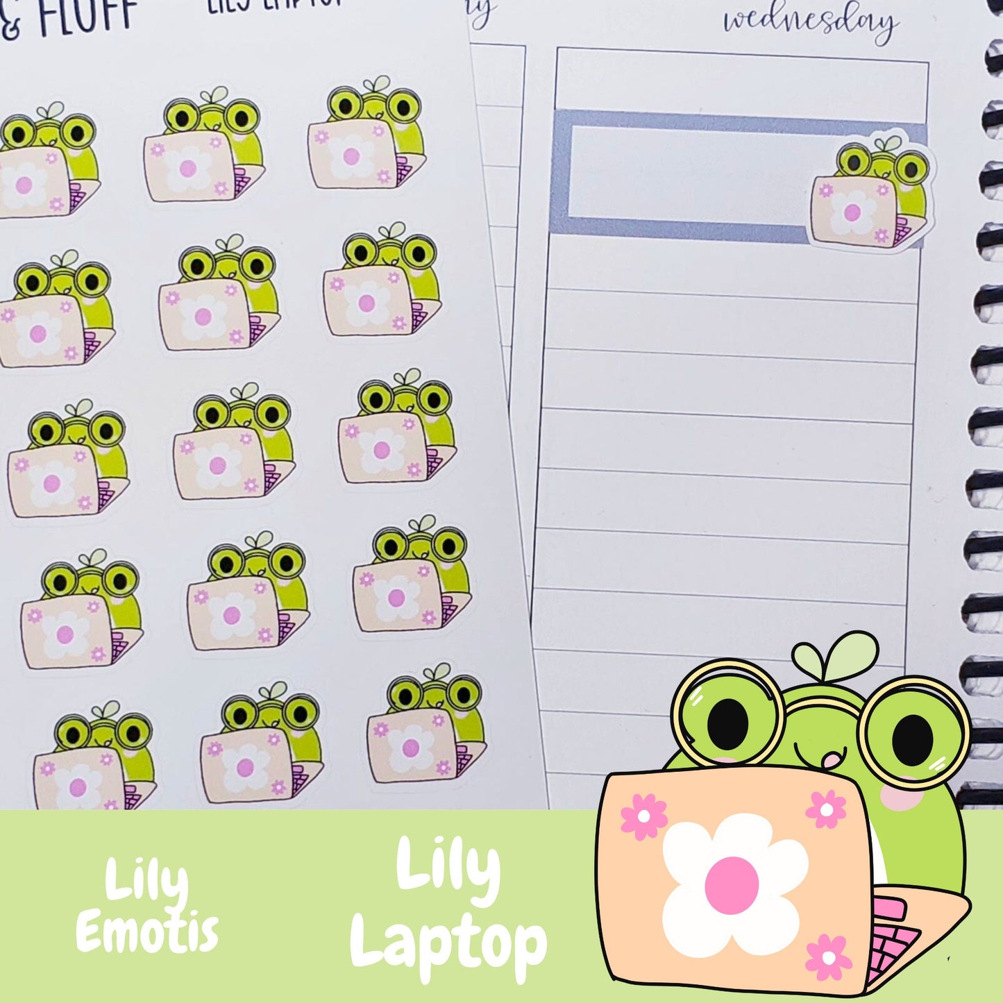 Lily Laptop Planner Icons