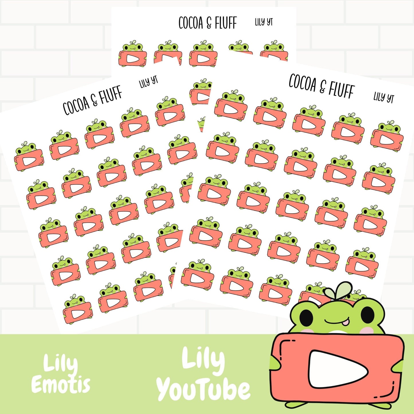 Lily YouTube Planner Icons