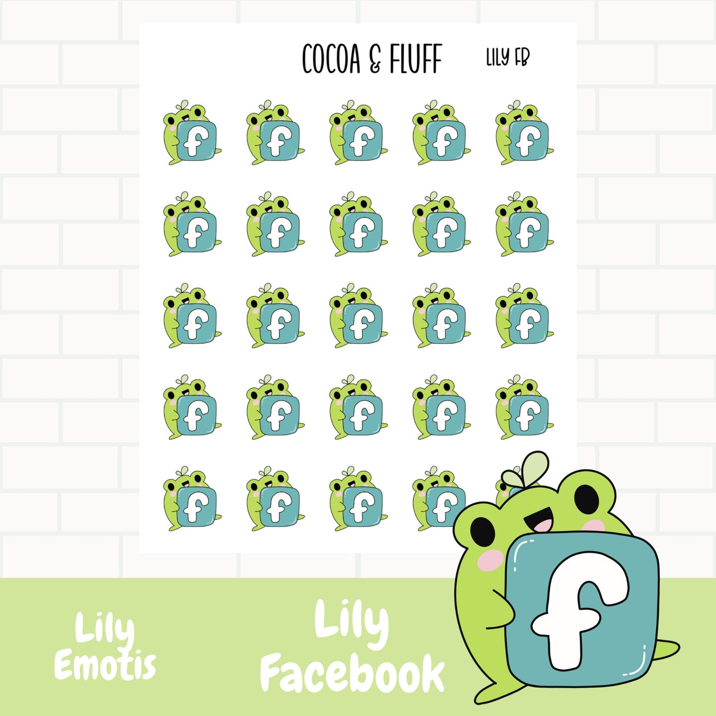 Lily Facebook Planner Icons