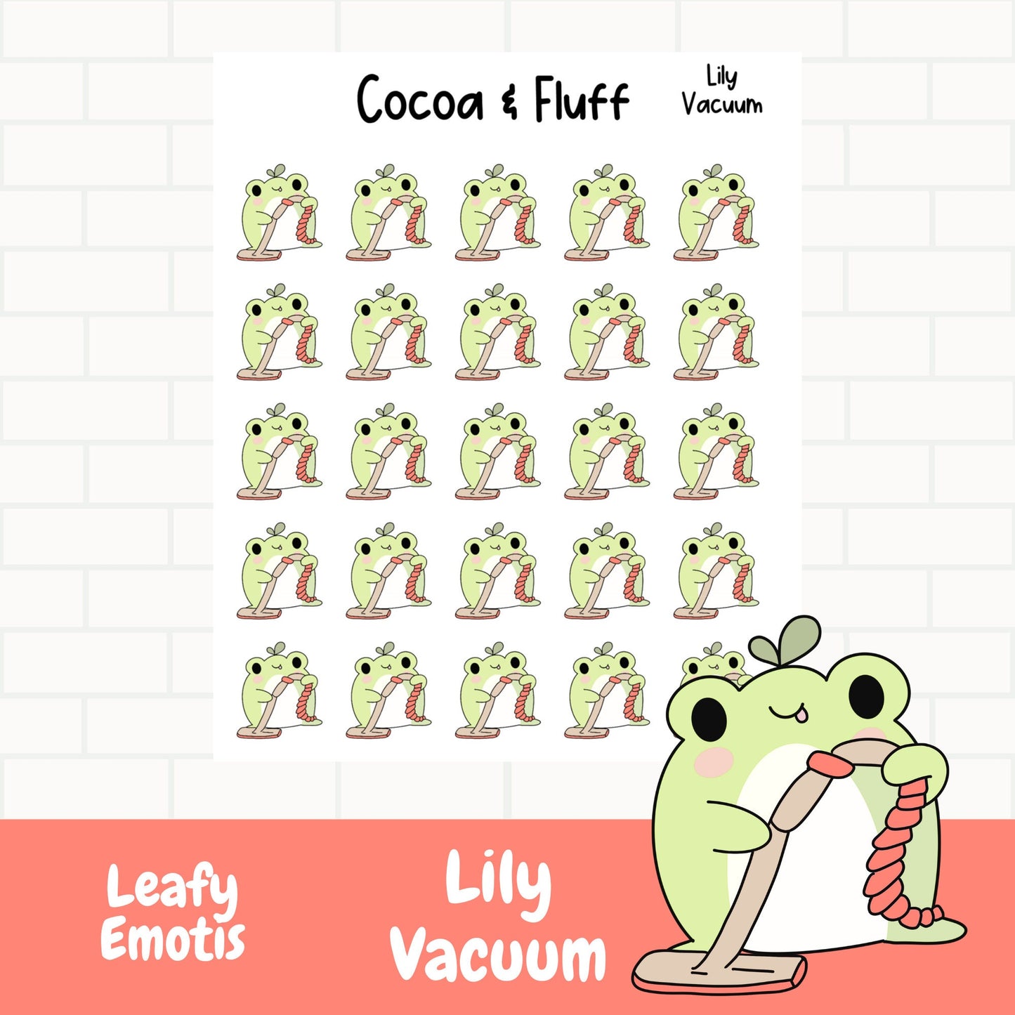 Lily Vacuum Planner Icons