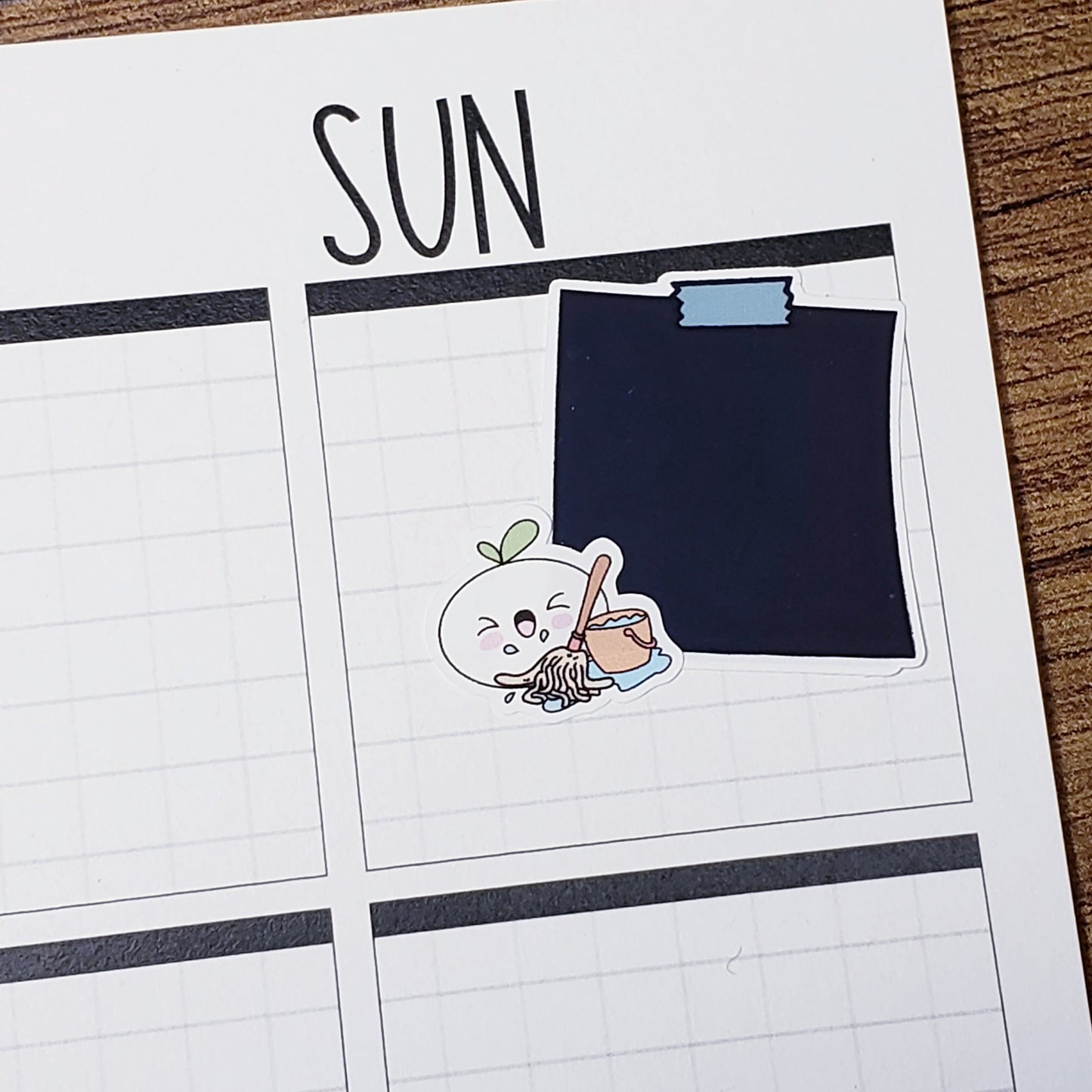 Leafy Mopping Planner Icons