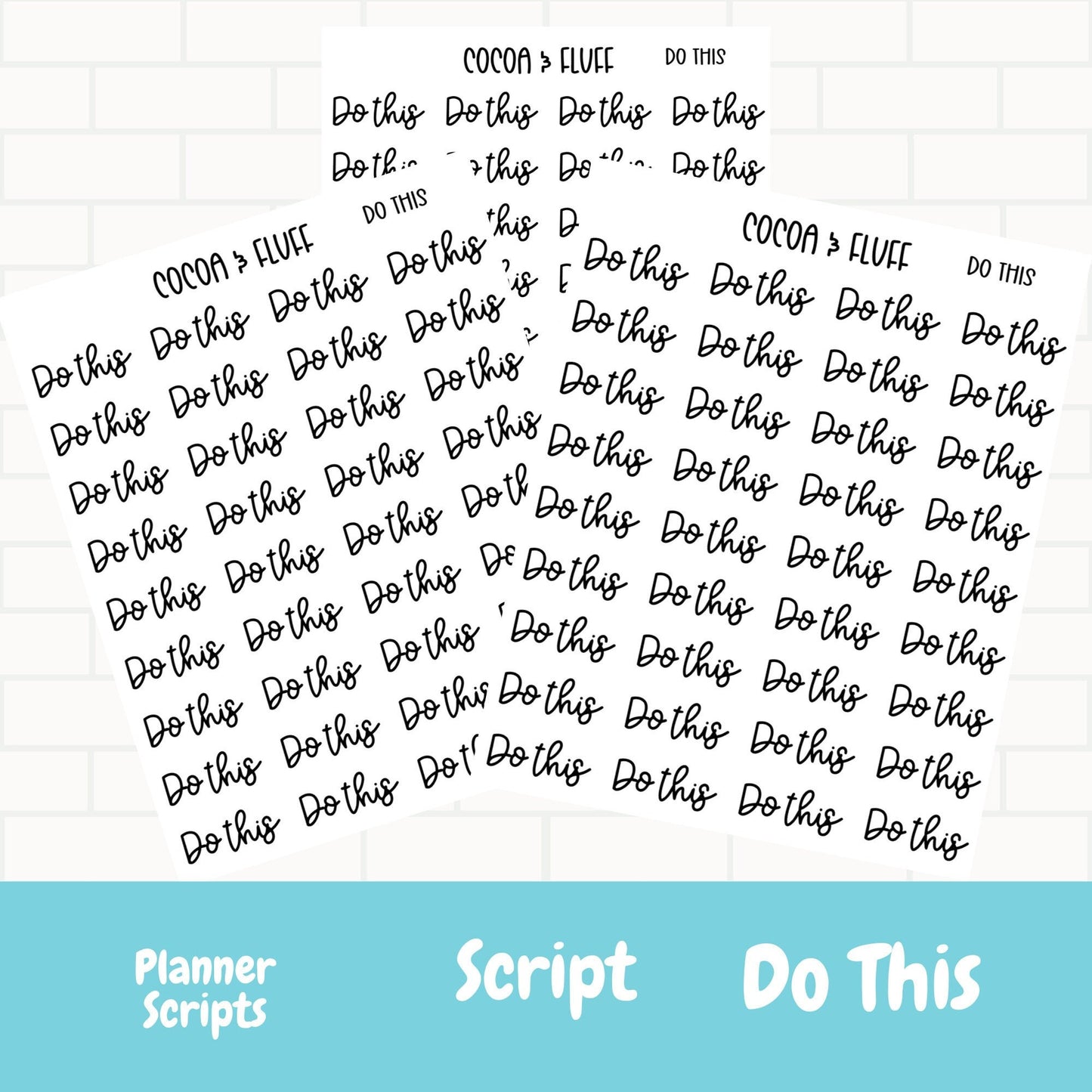 Do This Word Script Headers Planner Scripts