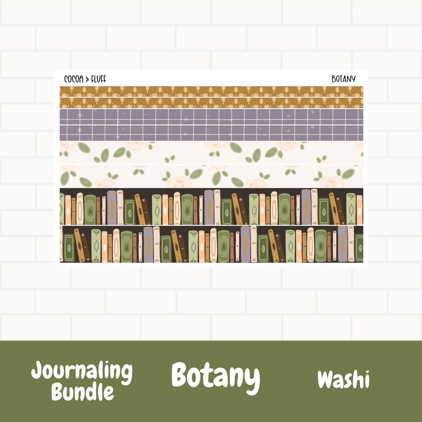 Botany Deco Journaling Sticker Bundle