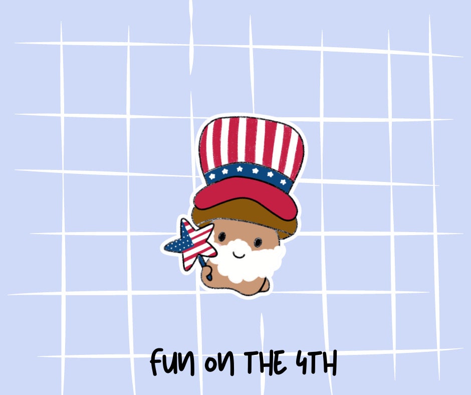 Fun On The 4th Deco Sticker Sheet