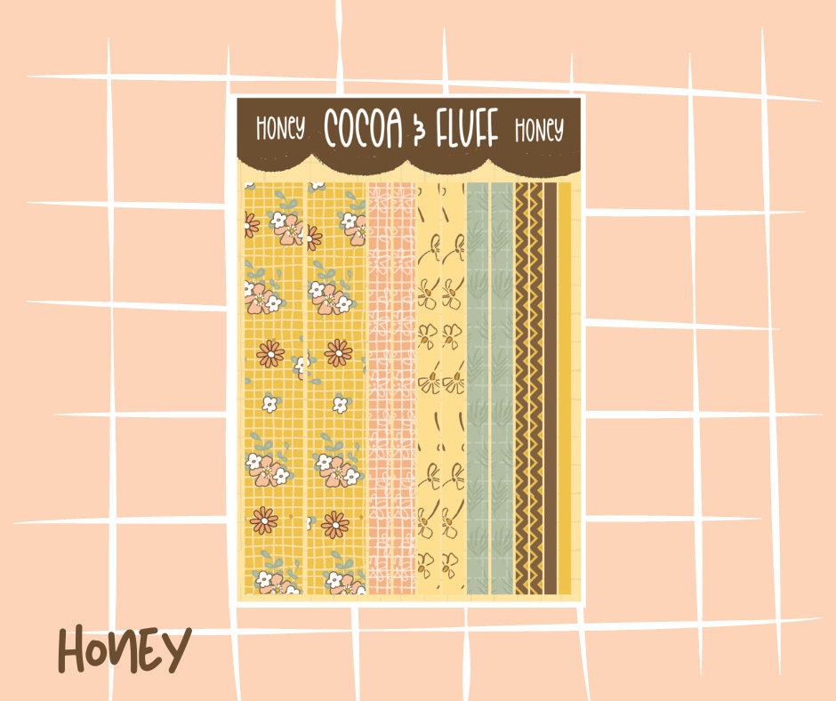 Honey Sticker Sheet Deco Bundle