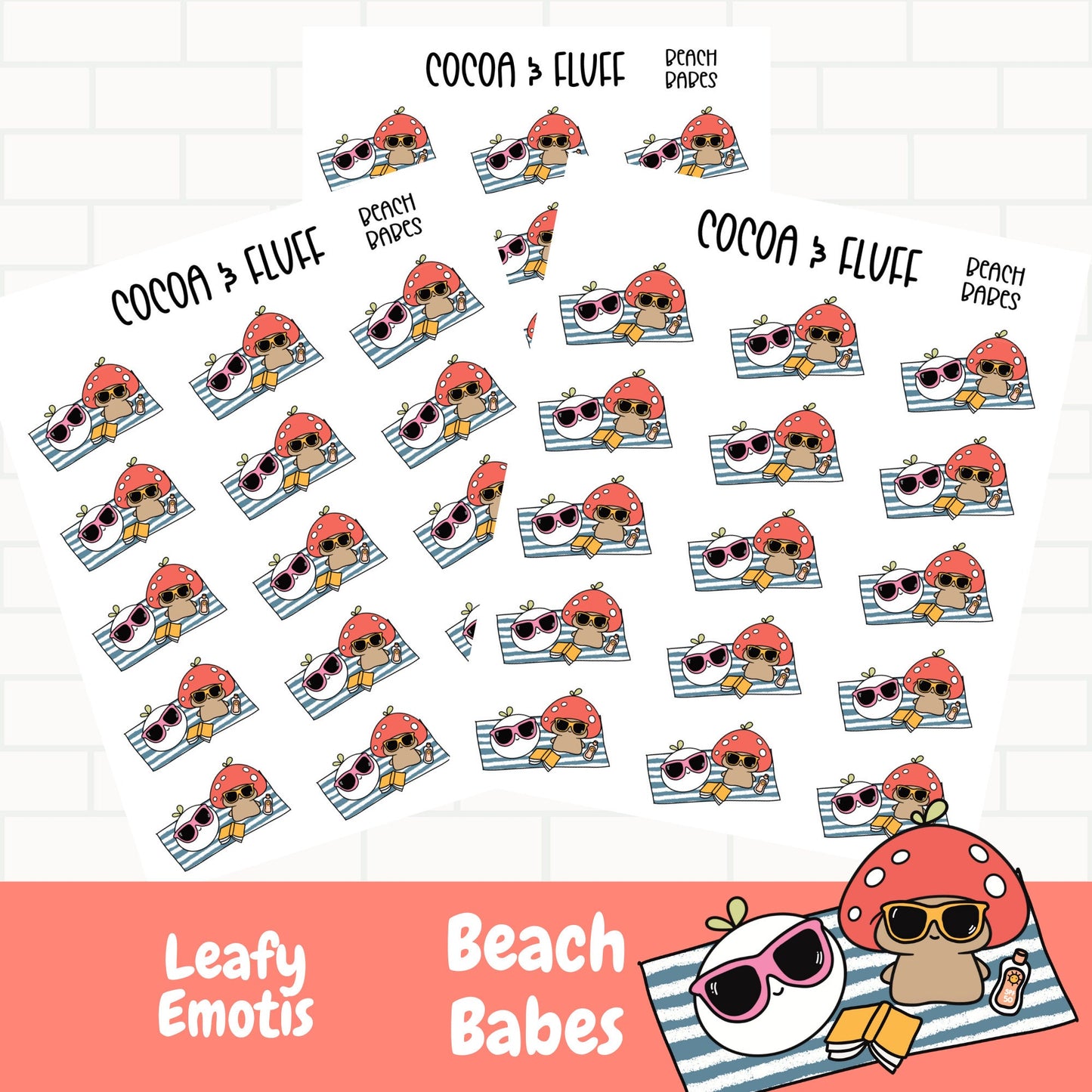Beach Babes Planner Icons