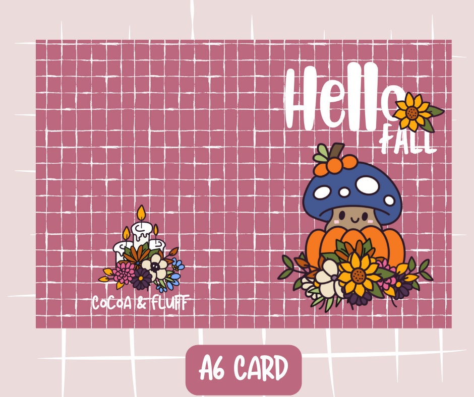 Hello Fall Greeting Card