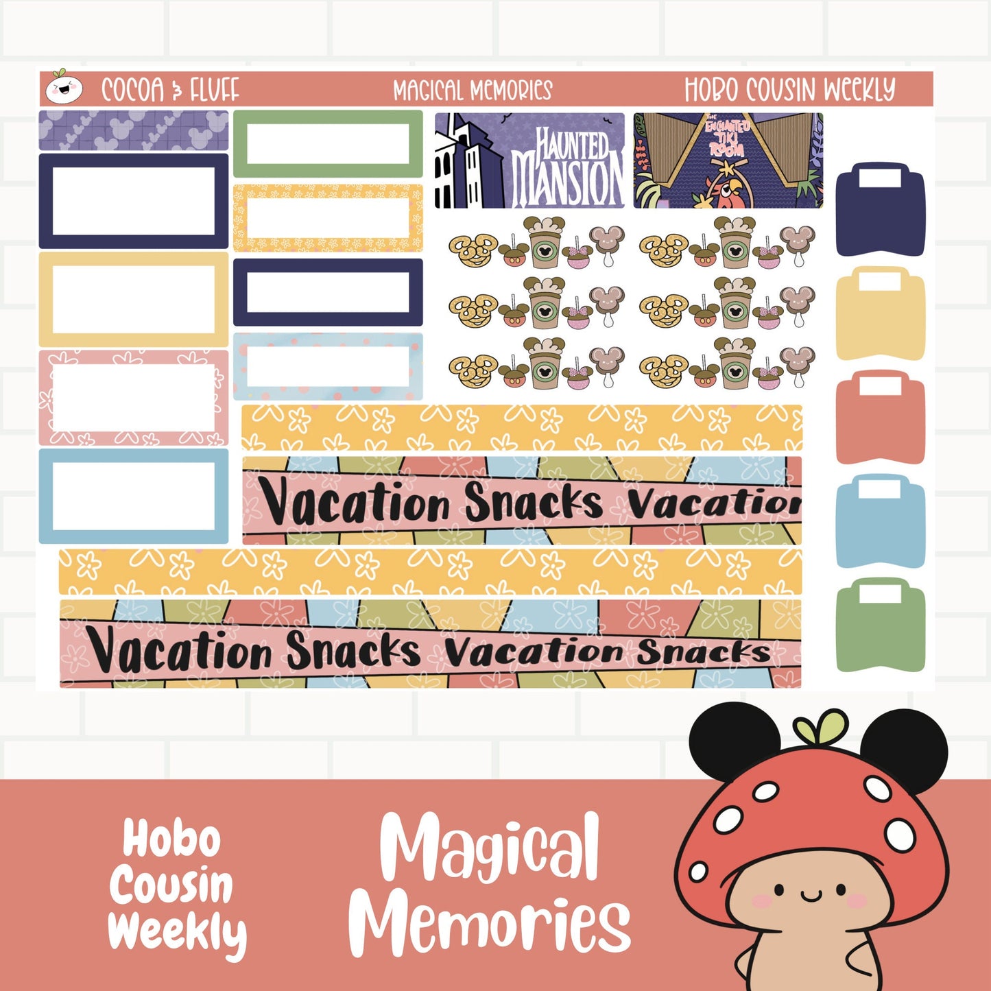 Magical Memories Hobo Cousin Weekly Sticker Kit