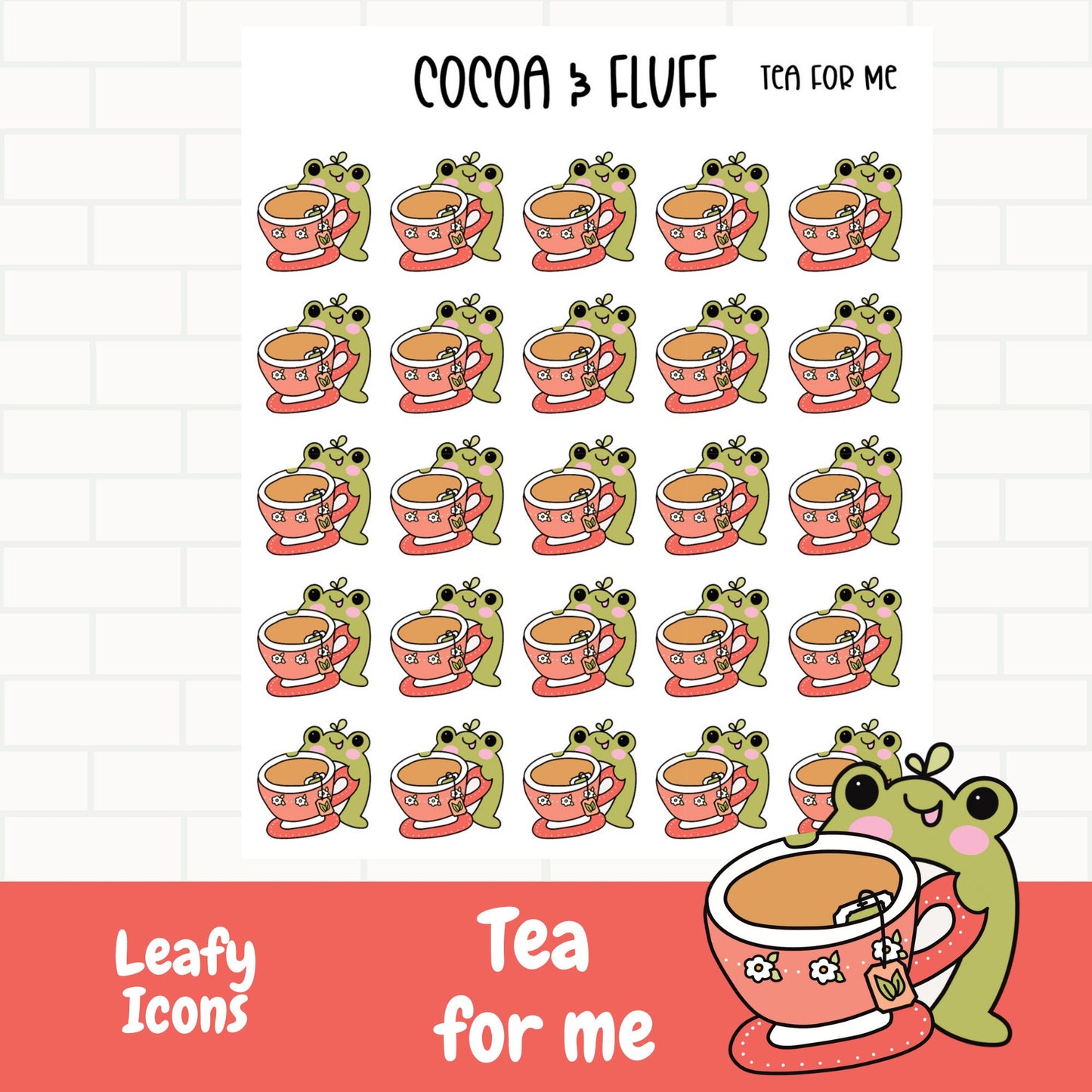 Tea Time Planner Icons