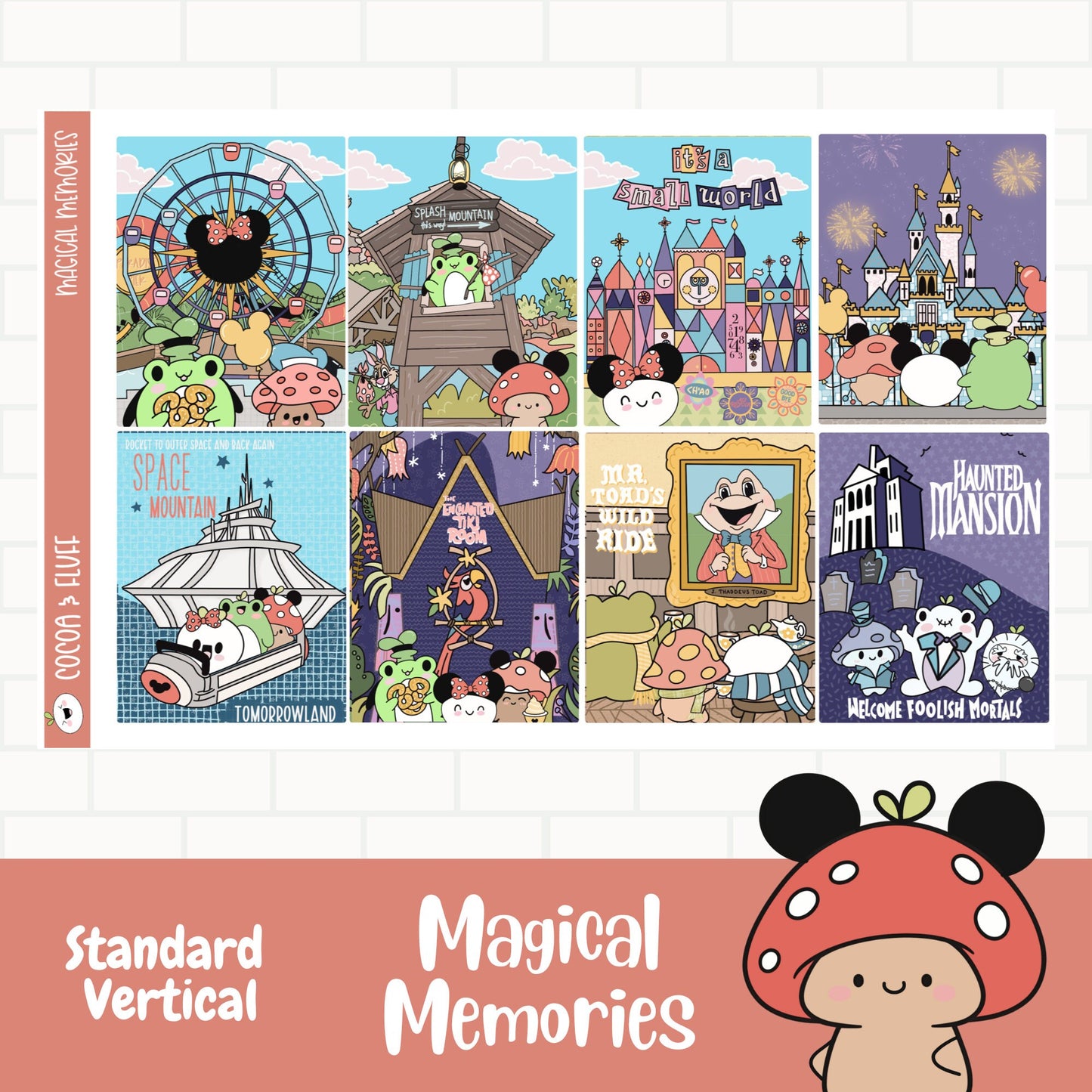 Magical Memories Standard Vertical Weekly Sticker Kit