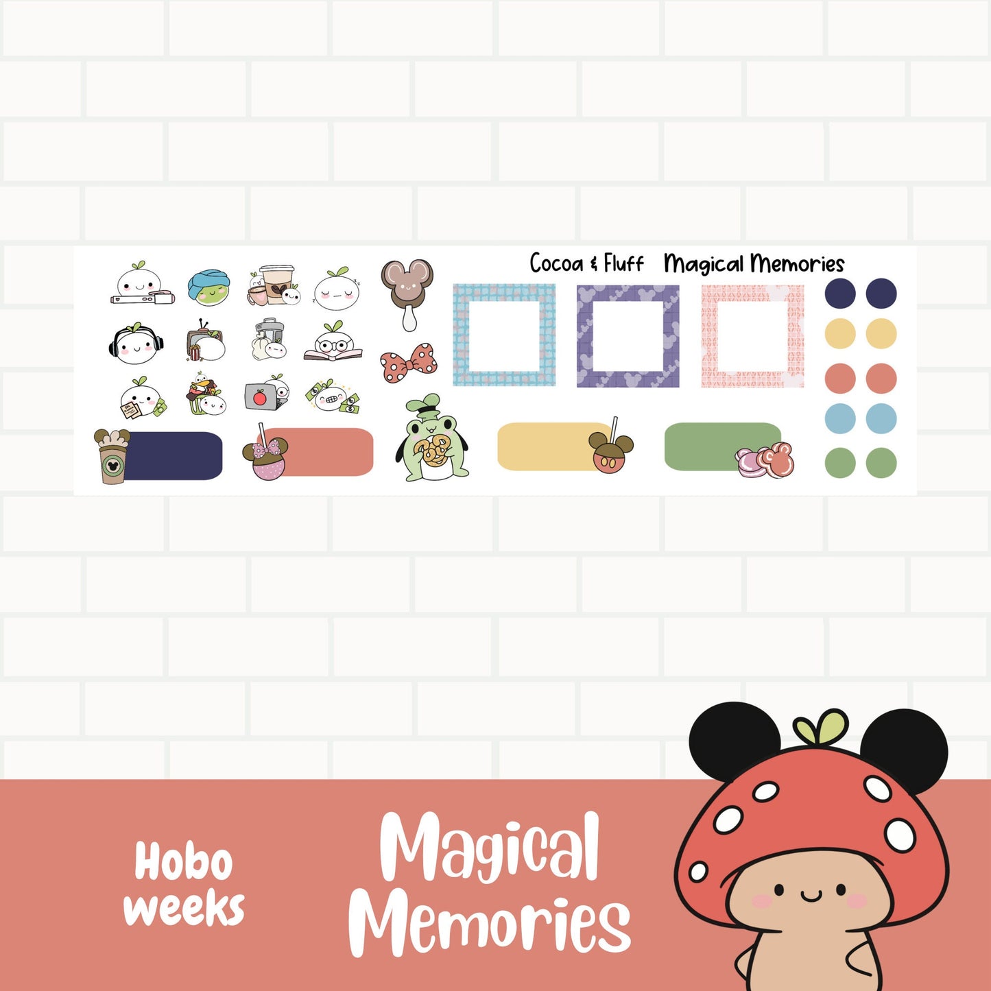 Magical Memories Hobo Weeks Weekly Sticker Kit