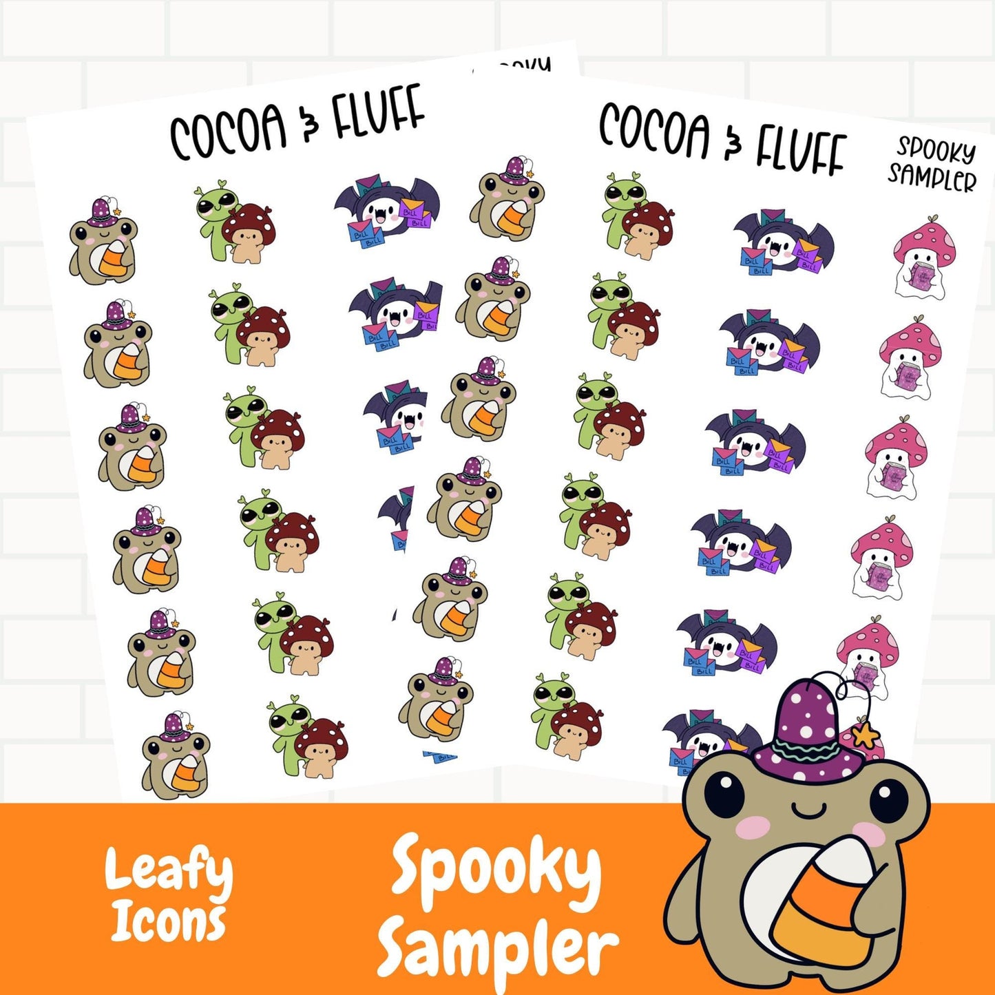 Spooky Sampler Planner Icons