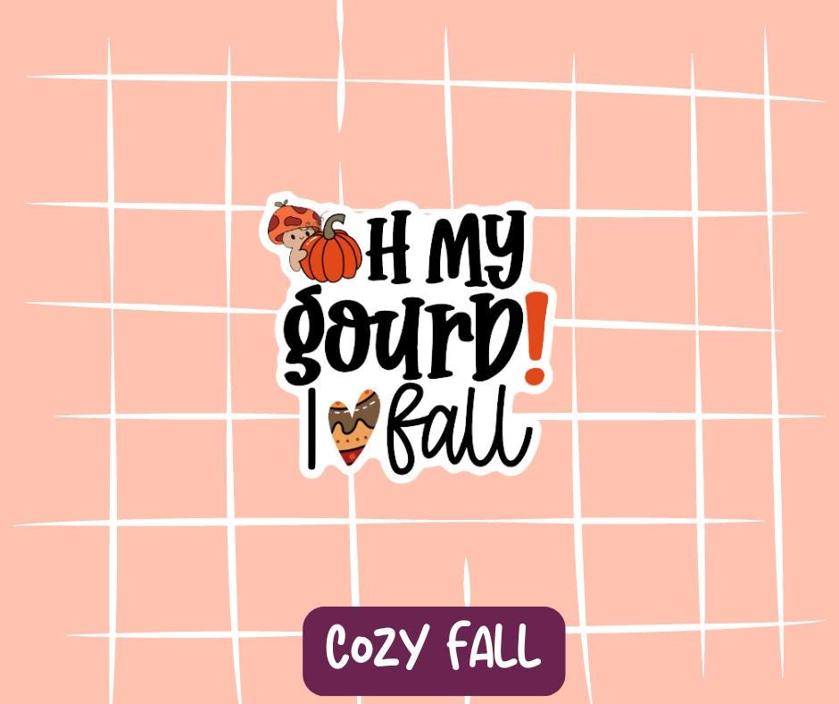 Cozy Fall Deco Sticker Sheet