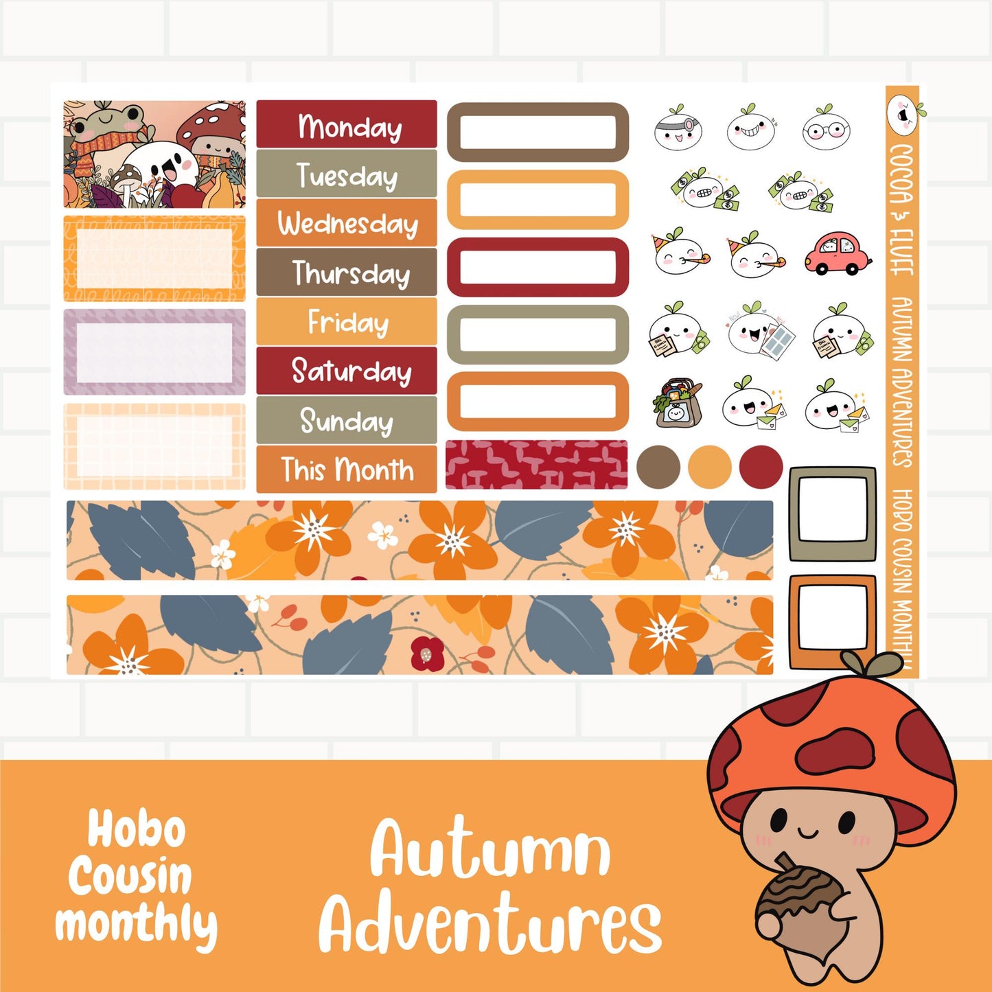 Autumn Adventures Hobo Cousin Monthly