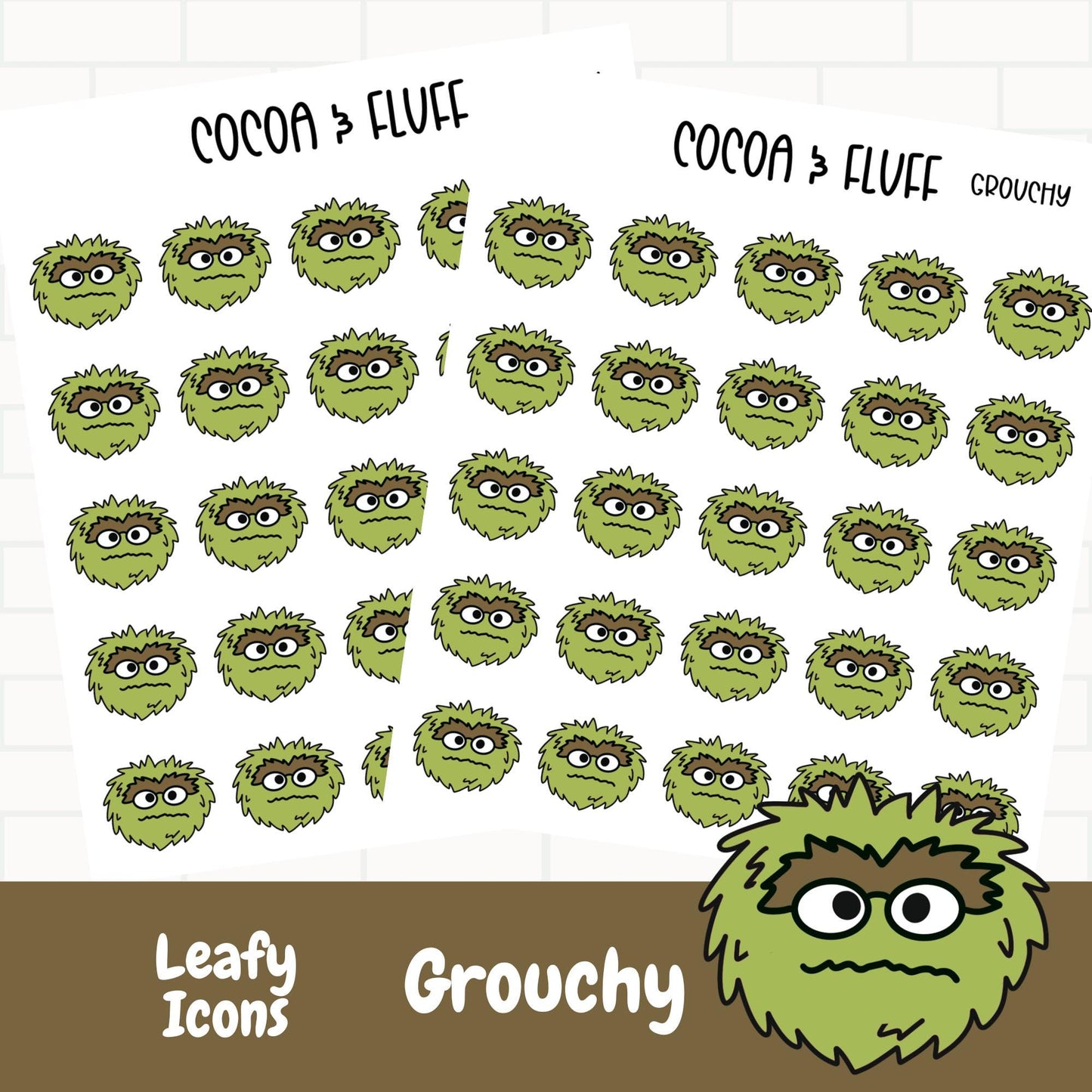 Grouchy Planner Icons