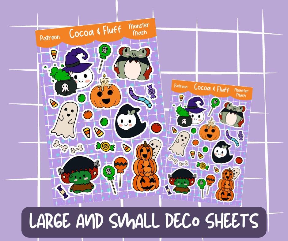 Monster Mash Sticker Sheet