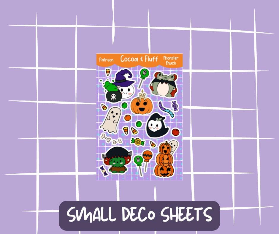 Monster Mash Sticker Sheet