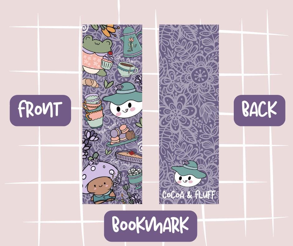 Tea Time Bookmark