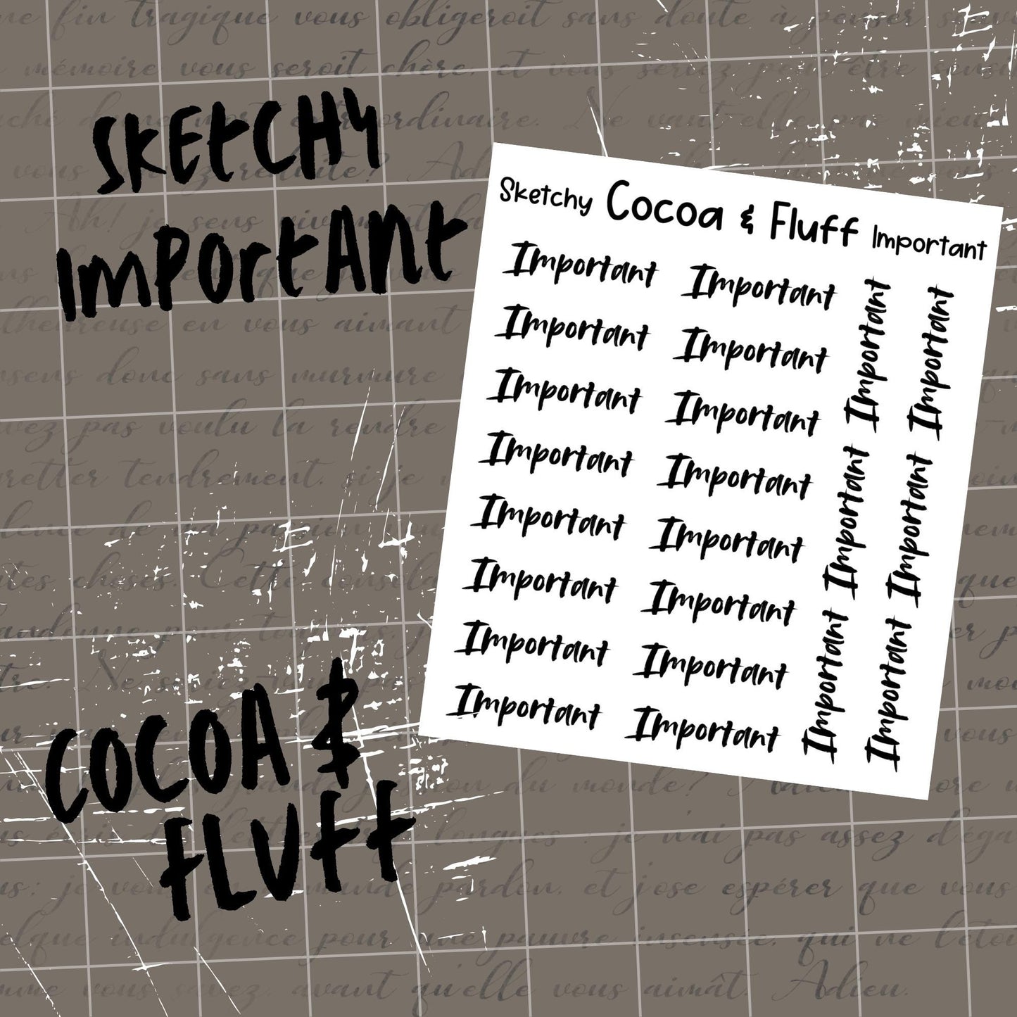 Sketchy Important Scripts