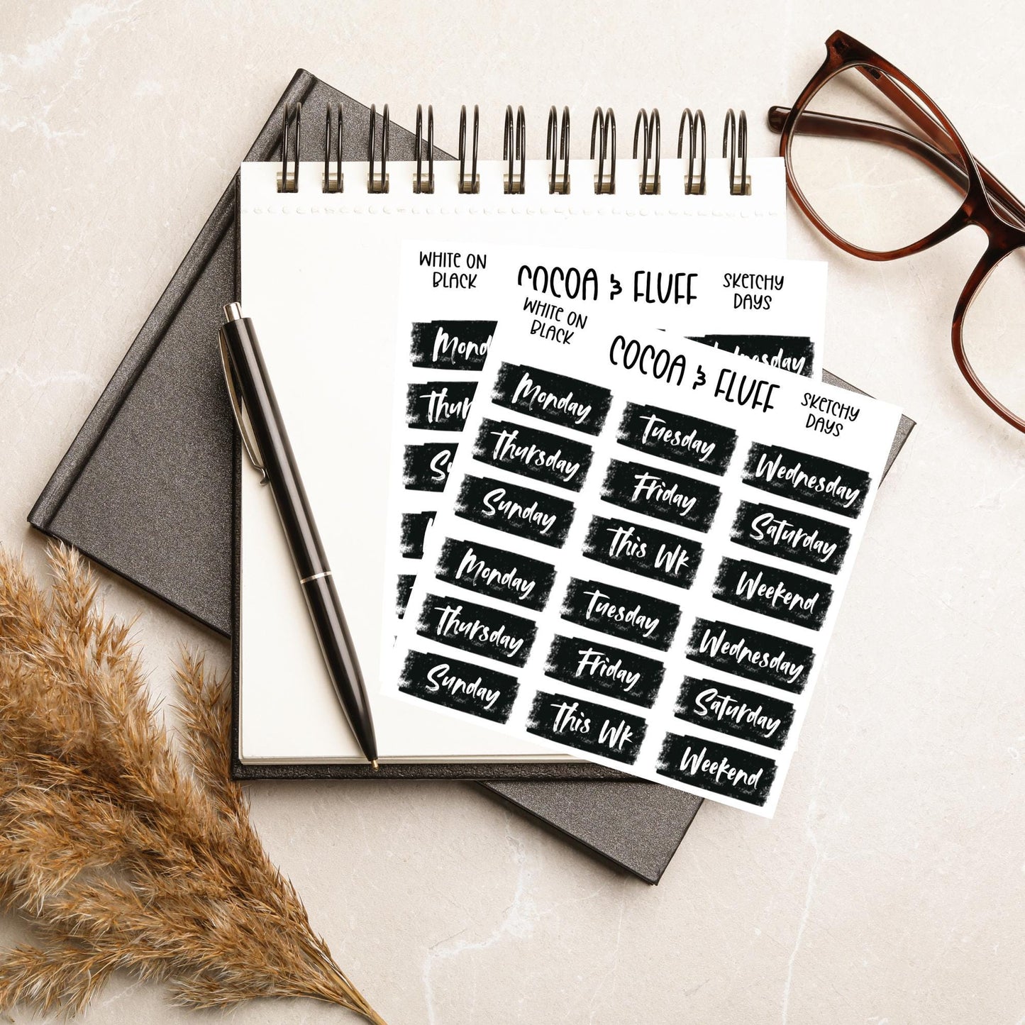Sketchy Days Planner Icons